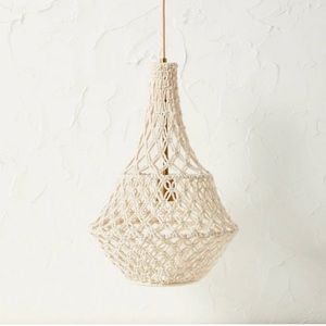 Opalhouse with Jungalow Large Rope Pendant Light White NEW